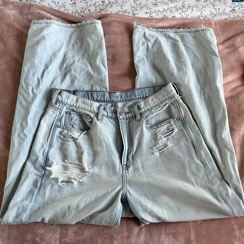 Super soft wide leg jeans